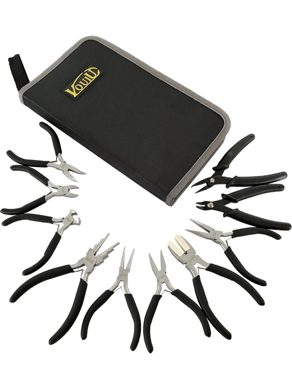10-Piece Jewelry Pliers Set for Crafting, Beading & DIY Jewelry Making Tools